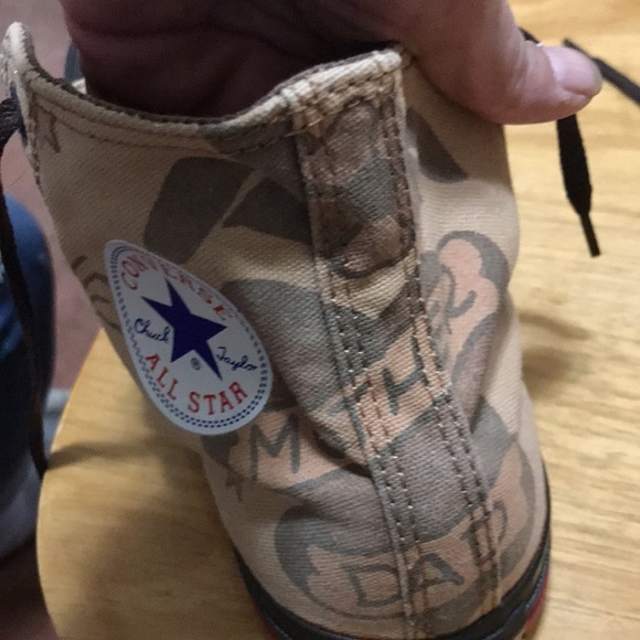 Rare Vintage Chuck Taylor Sailor Jerry Death or Glory High top sneakers. - Picture 7 of 7